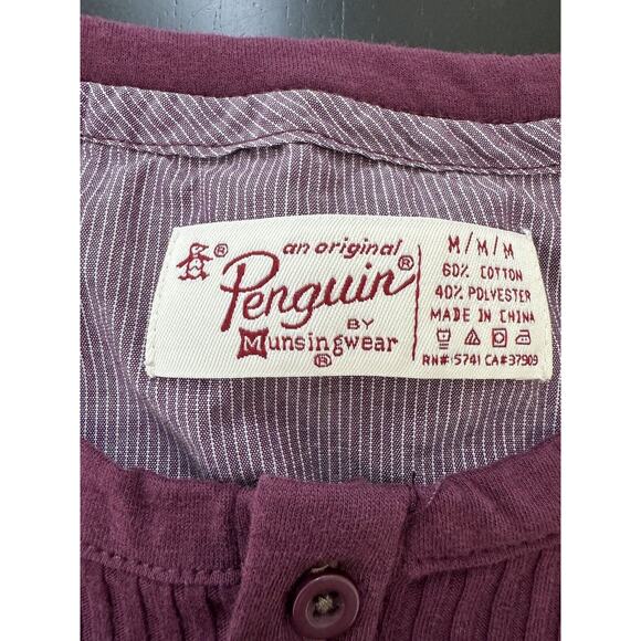 Original Penguin 2 PC Lounge Pajama Set Men’s Medium Long Sleeve Tee Pants - Picture 12 of 12